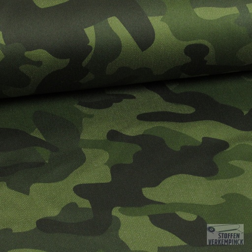 [096-0864-215] Knitted Denim Camo Donker Army