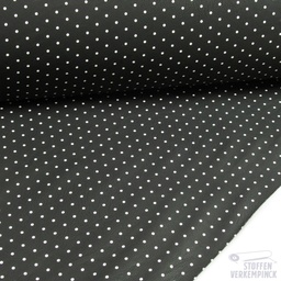[VE-06446-001] Leather Print Dots Black