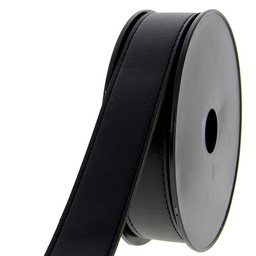 [DI-F403-01] Lederen tassenband zwart