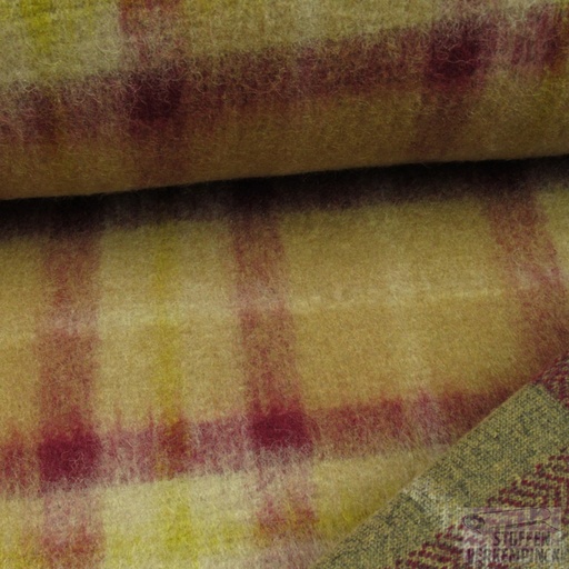 [EDI-0192077] Mantel Stof Oker Bordeaux