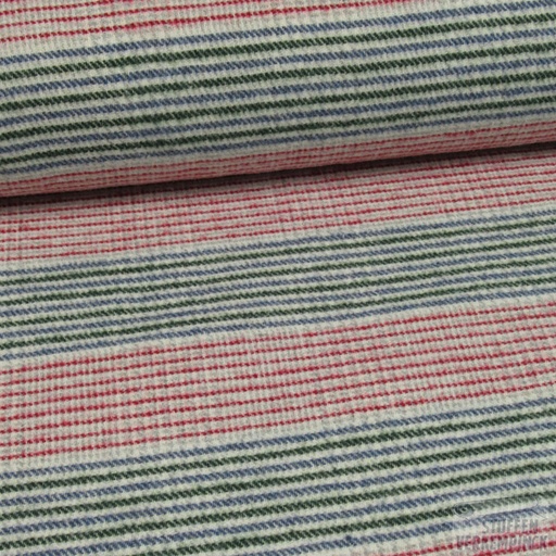 [EDI-0192101] Mantelstof Colored Lines