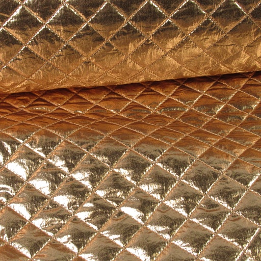 [NO-15301-090] Matelassé Metallic Salmon