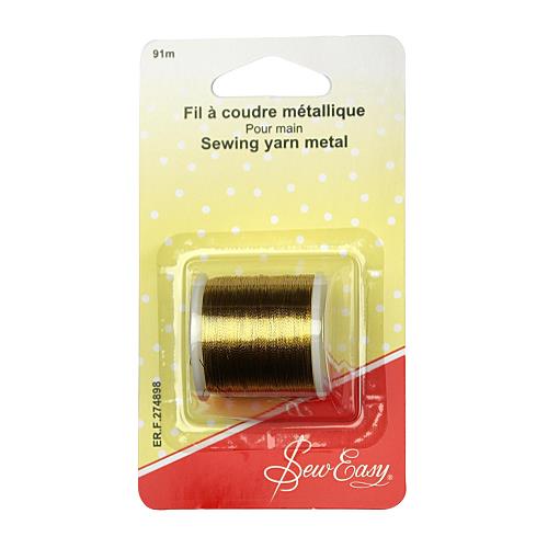 [DI-ERF.274898] Naaigaren Goud Metallic 91mtr