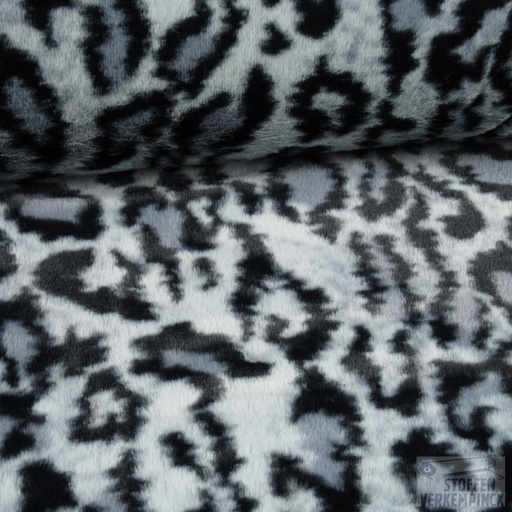 [HE-133.671-5002] Namaakbont Luipaard Licht Grijs
