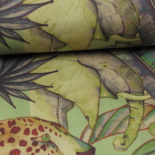 [2JT-DIGISUN-GUEP-AM] Outdoor Teflon Print Guepard Amande