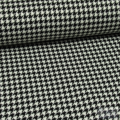[VE-05868-001] Pied de Poule 0.5 cm. Black/white