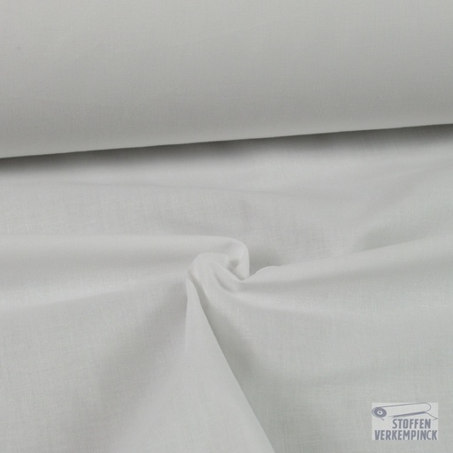 [CI-TERIT.LEGNANO-1] Polyester/Katoen Popeline Wit