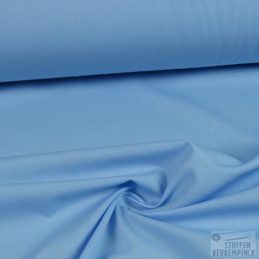 [NU-9037-85261-2] Popeline Licht Blauw