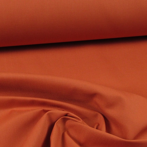 [NO-03121-056] Popeline Polyester Katoen Roest