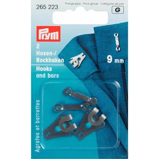 [022.265223] Prym Broek- & Rokhaken 9mm