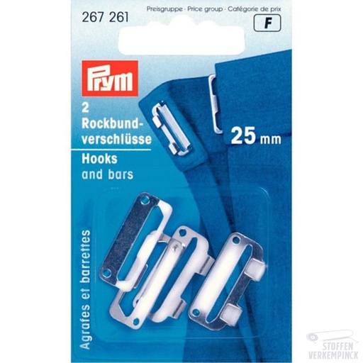 [022.267261] Prym Rokhaken 25mm Zilver
